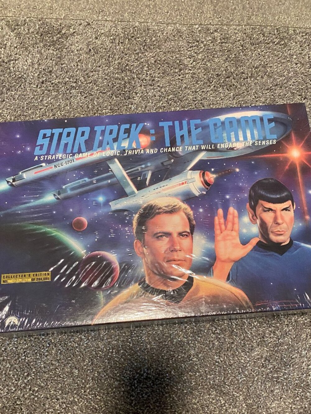 Vintage Star trek game 1992 Factory sealed, Numbered 027,851.